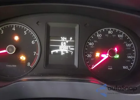 2011 Volkswagen Jetta 2.5L Se из США, поврежденный, VIN 3VWDZ7AJXBM011642